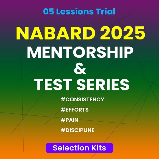 NABARD 2025 Mentorship and Test Series