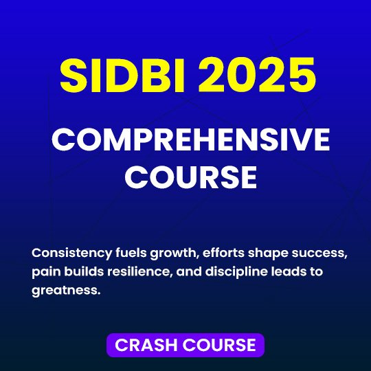 SIDBI grade a and b crash course