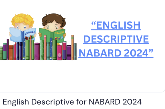 English Descriptive NABARD 2024