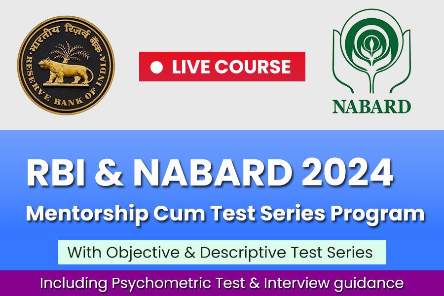RBI & NABARD 2024 Mentorship Cum Test Series Program
