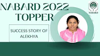 alekhya nabard grade a topper 2022