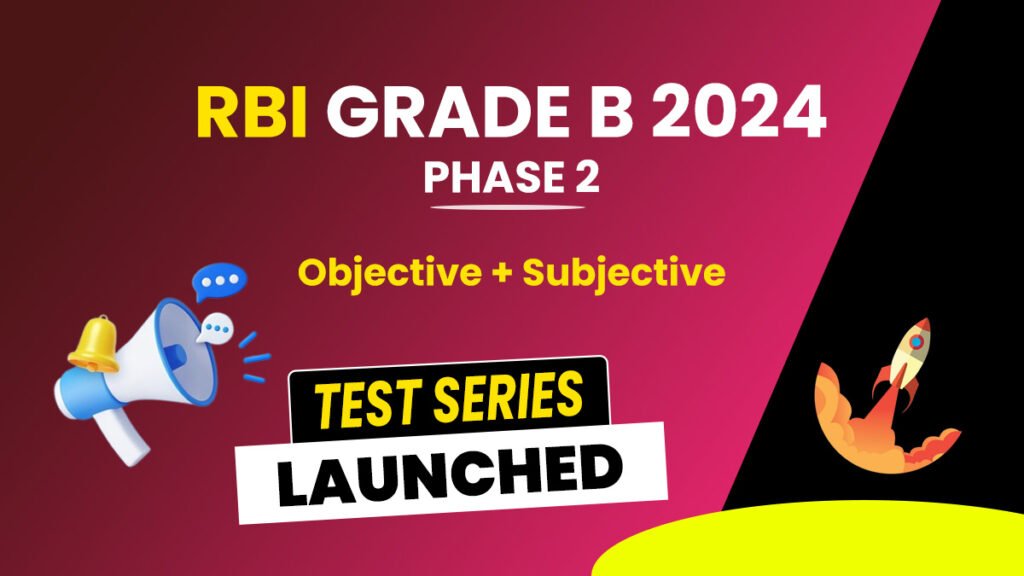 rbi grade b phase 2 test series