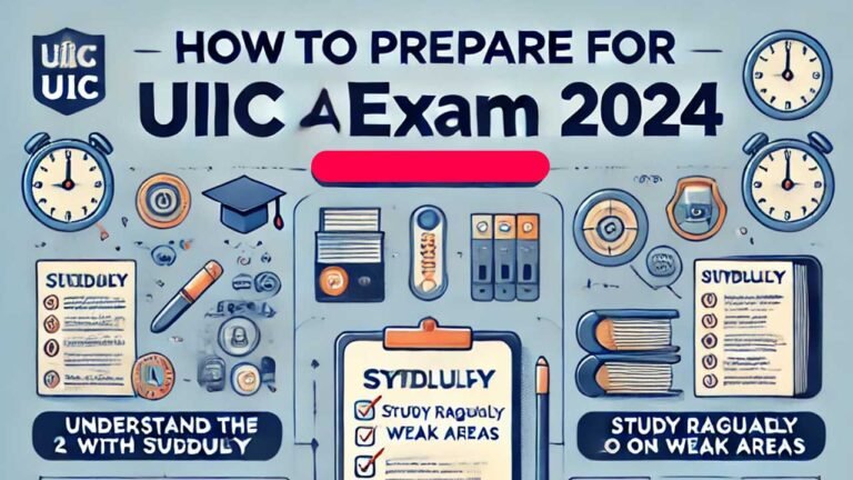 HOW TO PREPARE FOR UIIC AO EXAM 2024…
