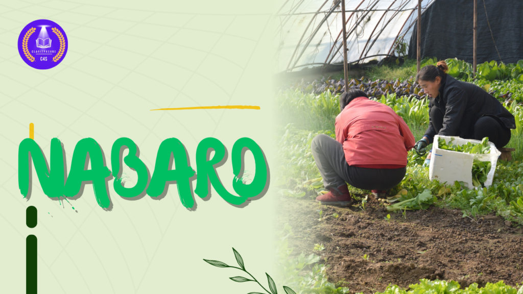 NABARD (National Bank for Agriculture and Rural Development) 1 NABARD