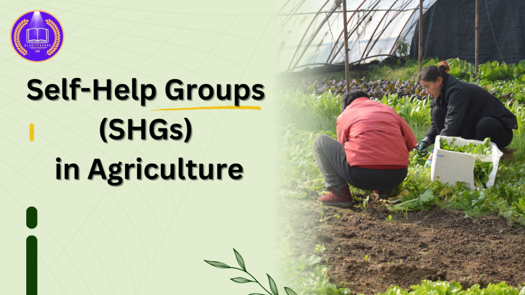 Self Help Groups SHGs in Agriculture