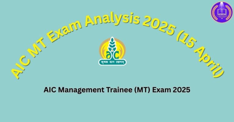 AIC MT Exam Analysis 2025 (15 April)