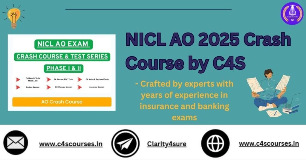 NICL AO 2025 Crash Course by C4S 1 NICL AO 2025 Crash Course by C4S