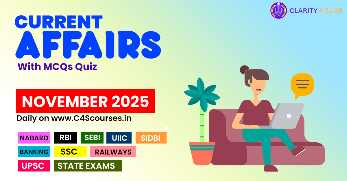 Current Affairs November {2025}: Latest News & Updates for Exams