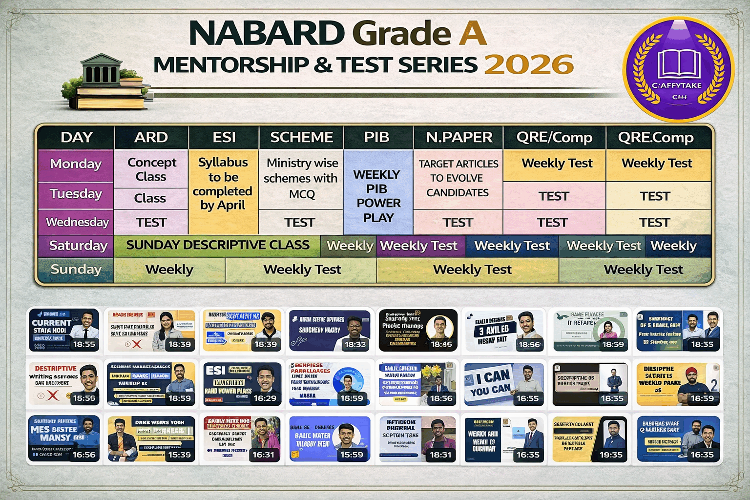 NABARD Grade A 2026 Mentorship and Test Series | C4S Courses