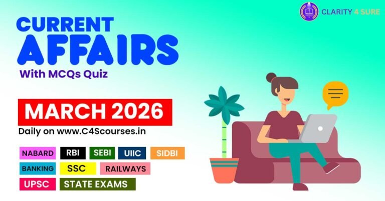Current Affairs March {2026}: Latest News & Updates for Exams