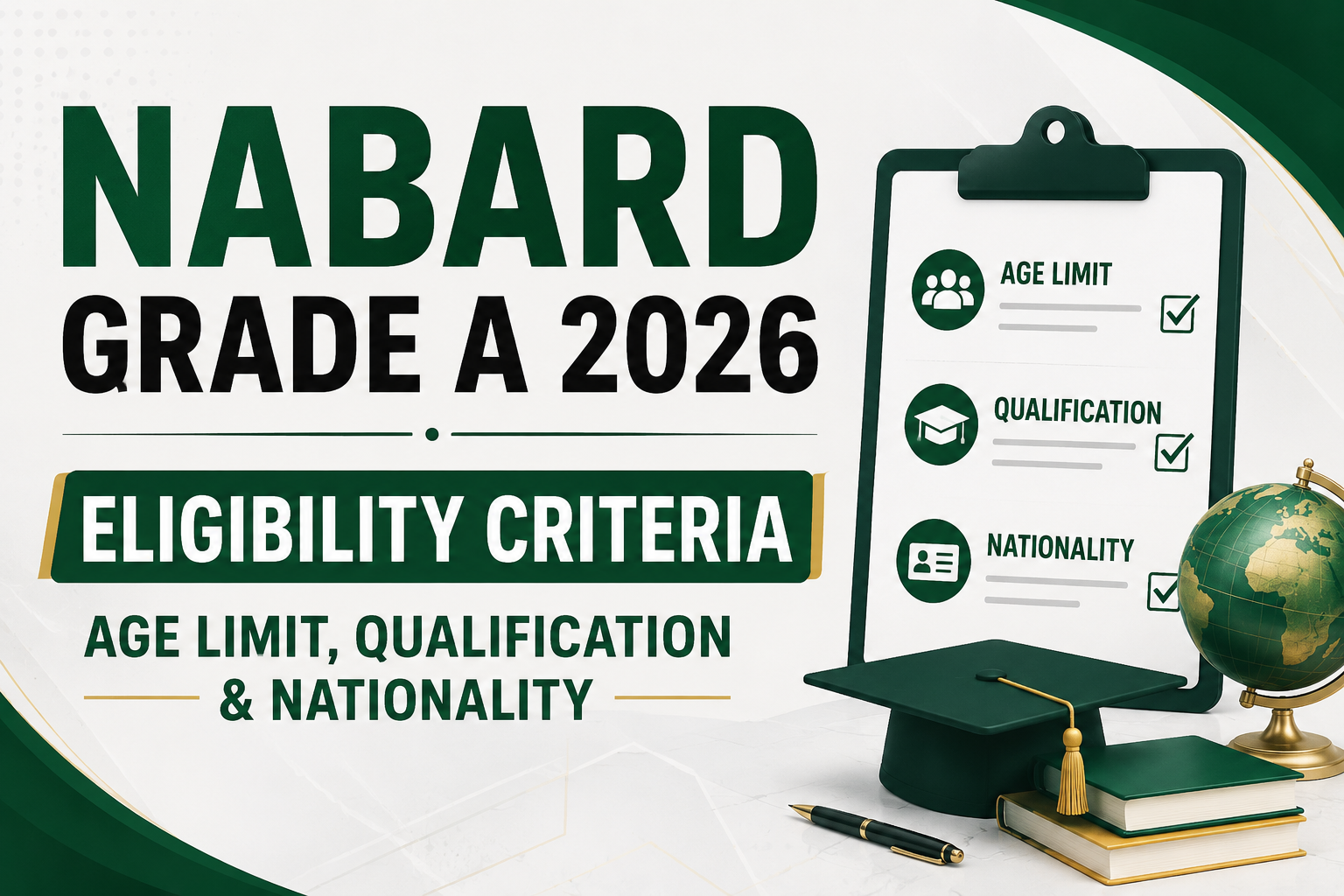 NABARD Grade A Eligibility Criteria: Complete Information