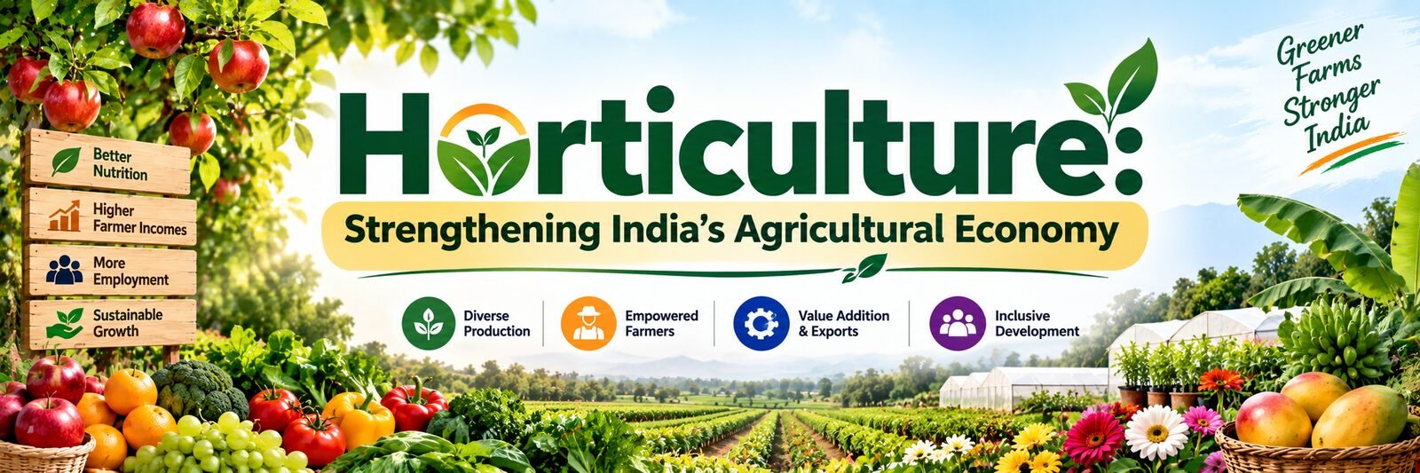 Horticulture: Strengthening India’s Agricultural Economy