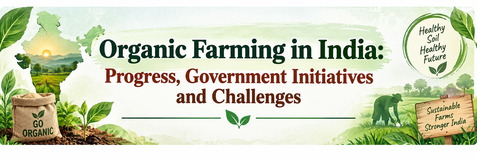 Organic Farming in India: Progress, Government Initiatives and Challenges