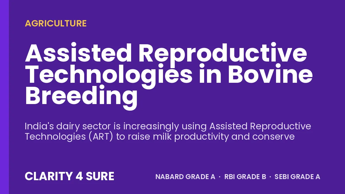Assisted Reproductive Technologies in Bovine Breeding