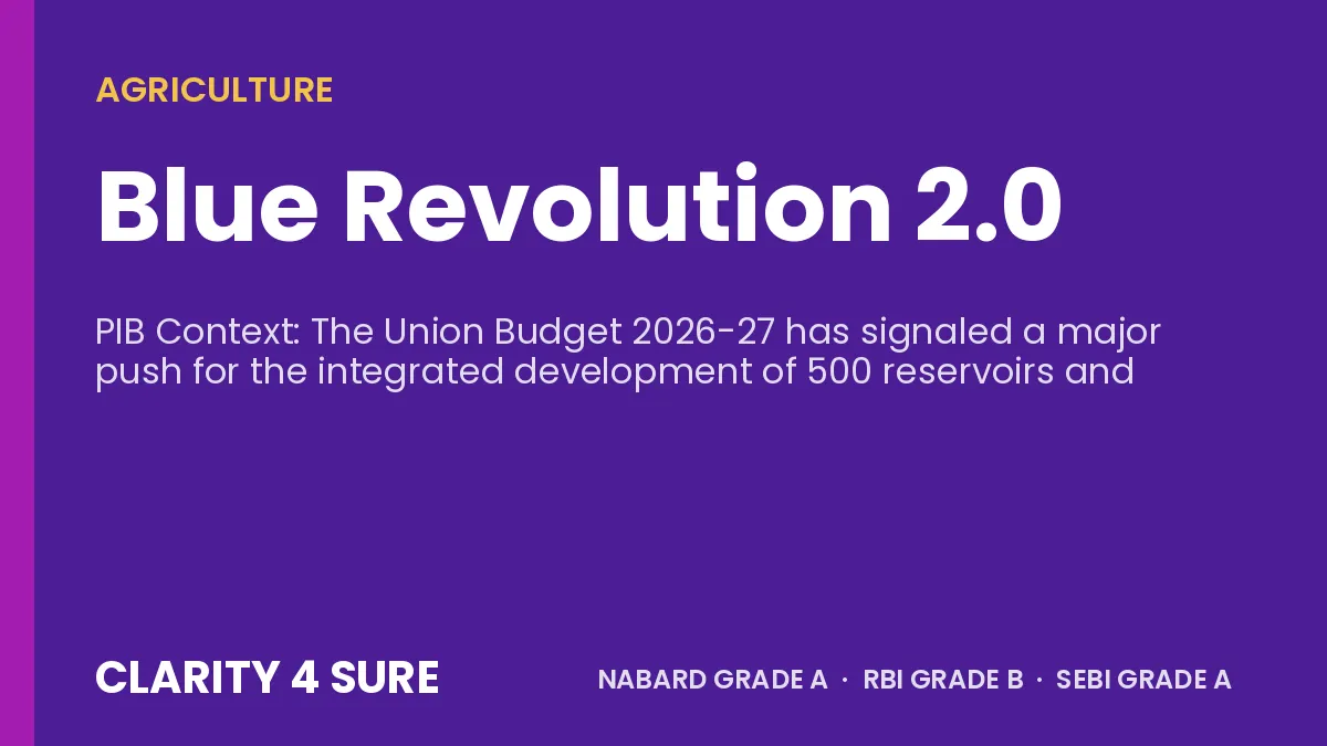 Blue Revolution 2.0