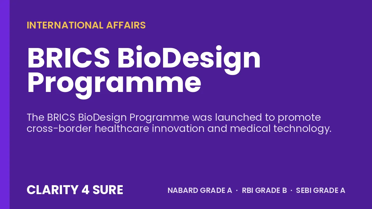 BRICS BioDesign Programme