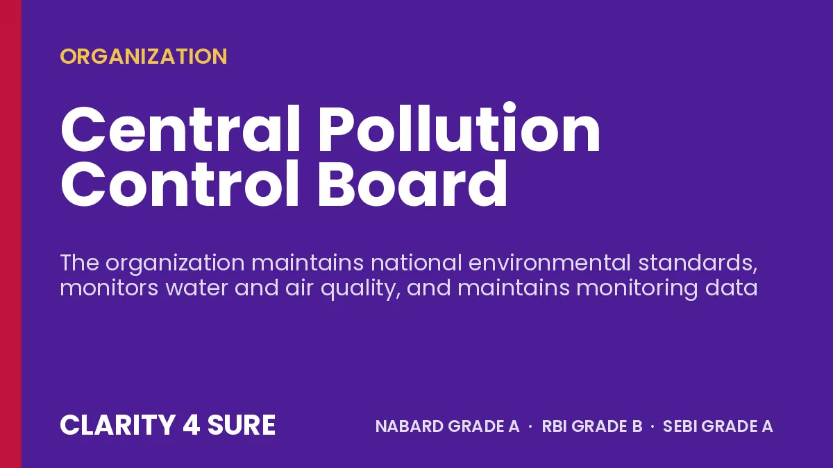 Central Pollution Control Board