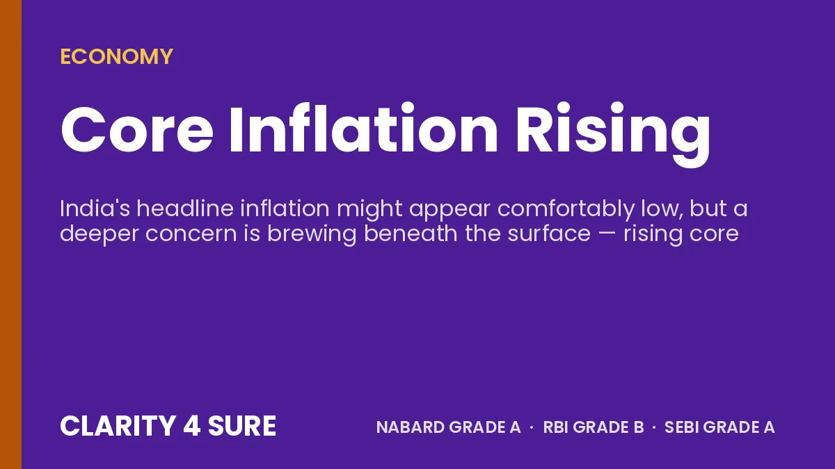 Core Inflation Rising