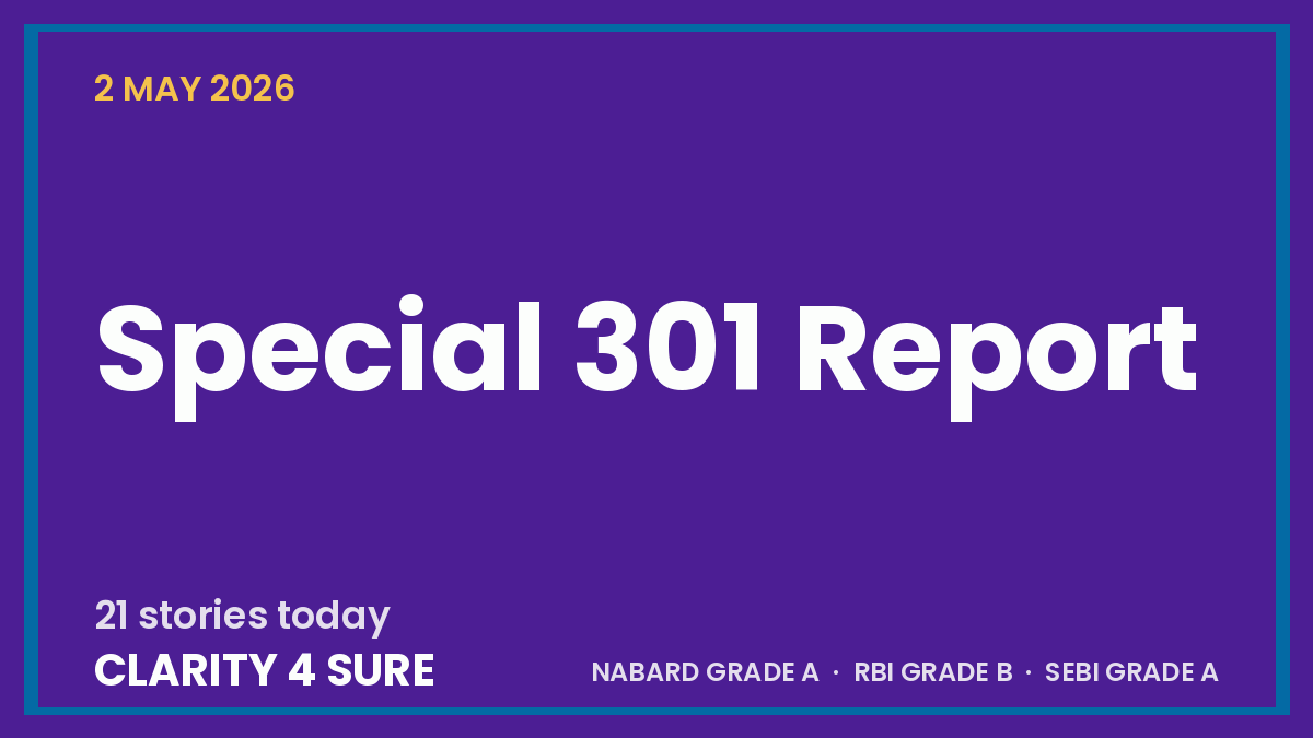 Daily Current Affairs (DCA) 02 May, 2026