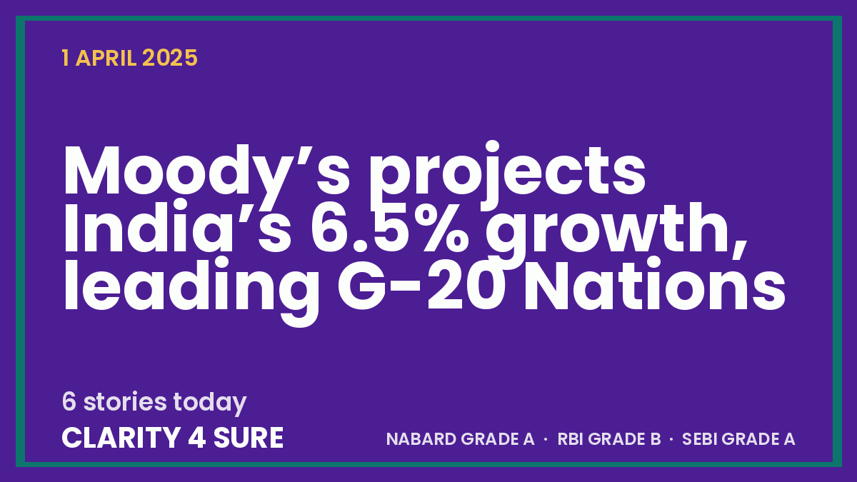 Daily Current Affairs (DCA) 1 April, 2025