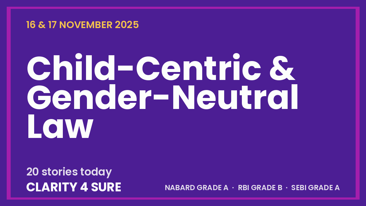 Daily Current Affairs (DCA) 16&17 November, 2025