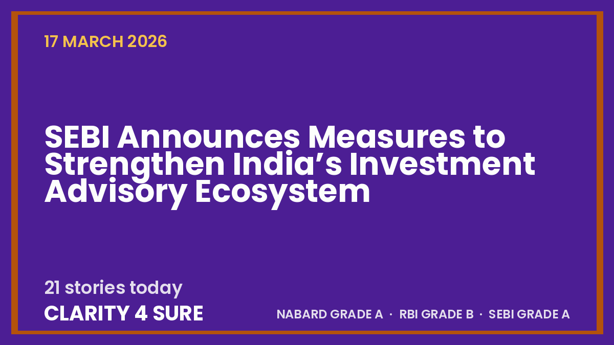 Daily Current Affairs (DCA) 17 March, 2026