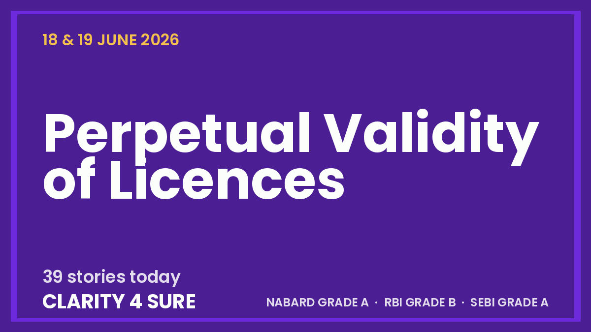 Daily Current Affairs (DCA) 18&19 June, 2026