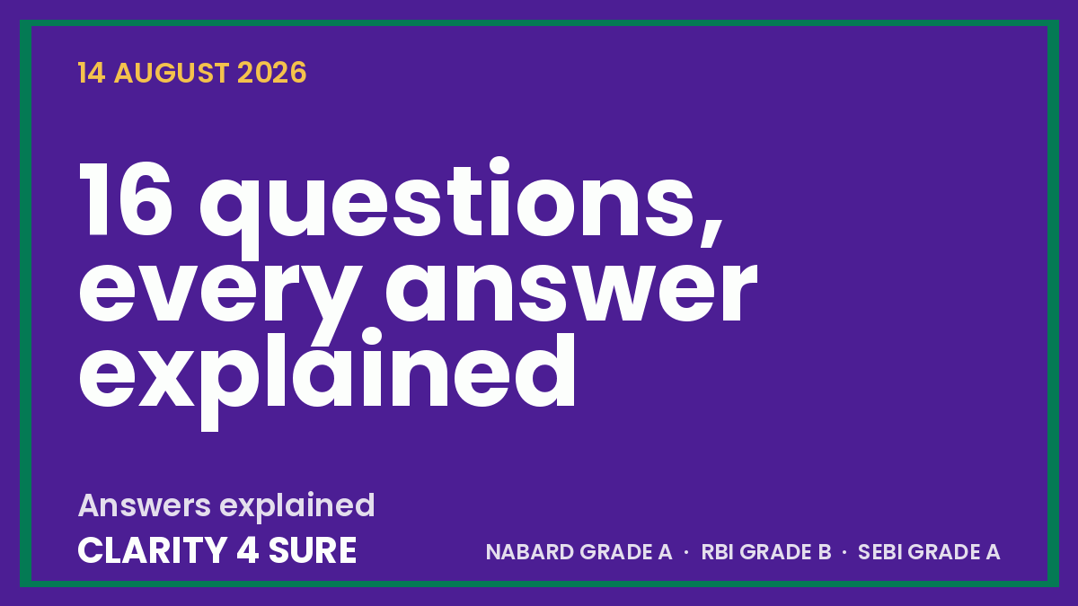 Daily Current Affairs Quiz: 14 August 2026