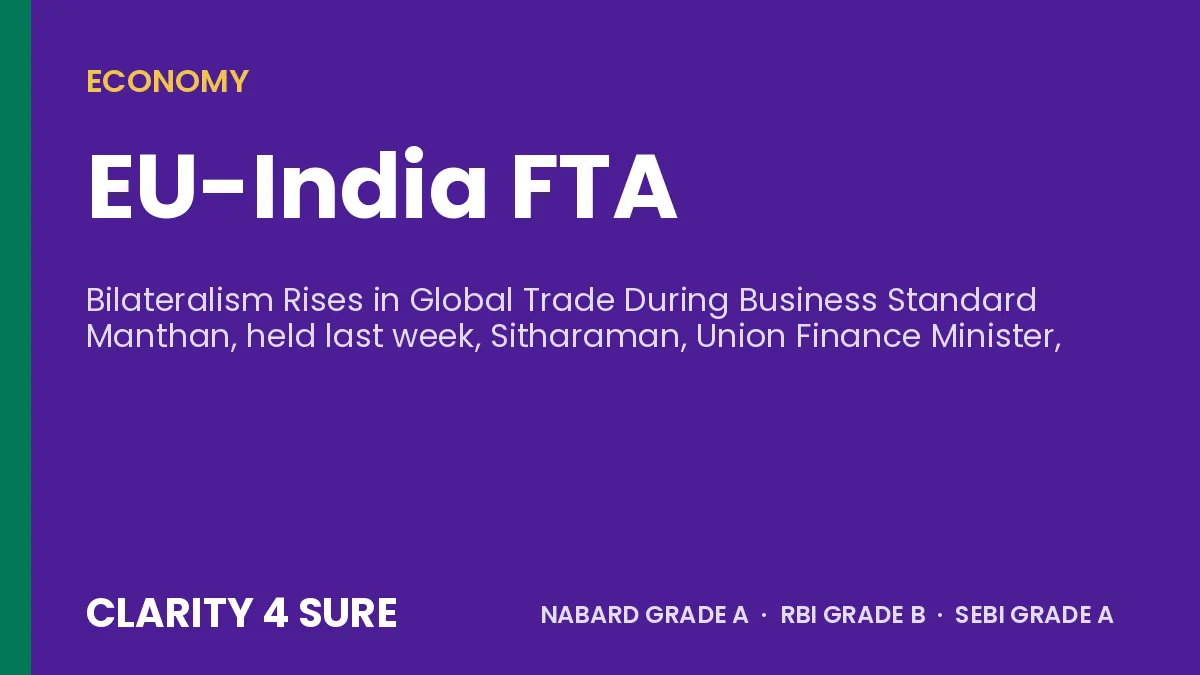 EU-India FTA