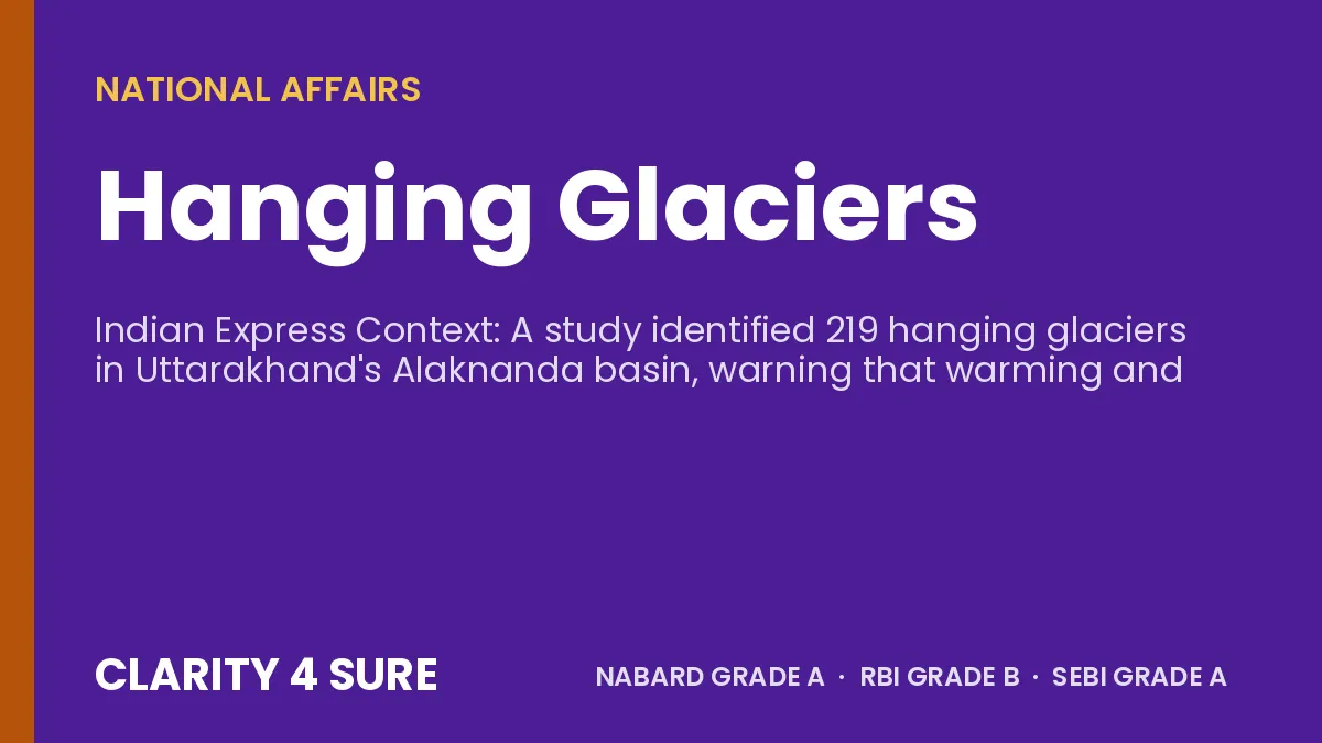 Hanging Glaciers
