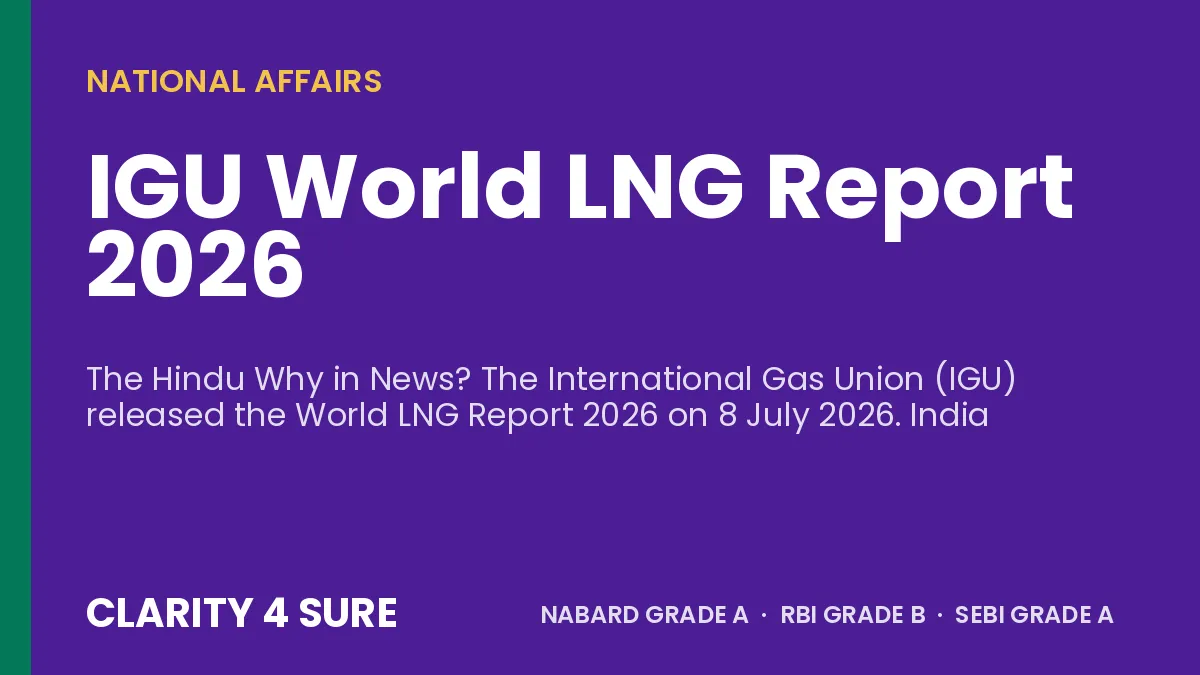 IGU World LNG Report 2026