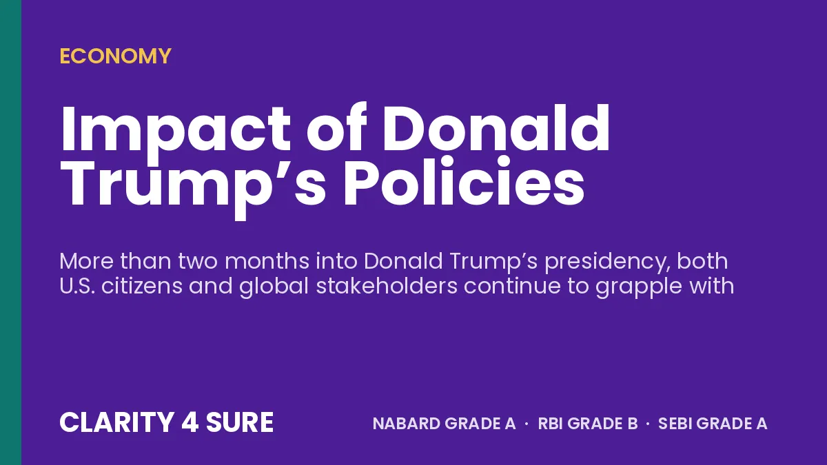 Impact of Donald Trump’s Policies