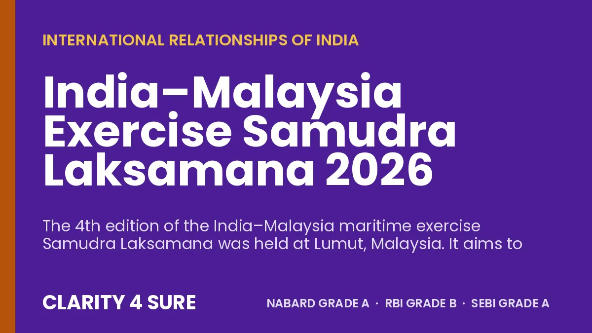 India–Malaysia Exercise Samudra Laksamana 2026