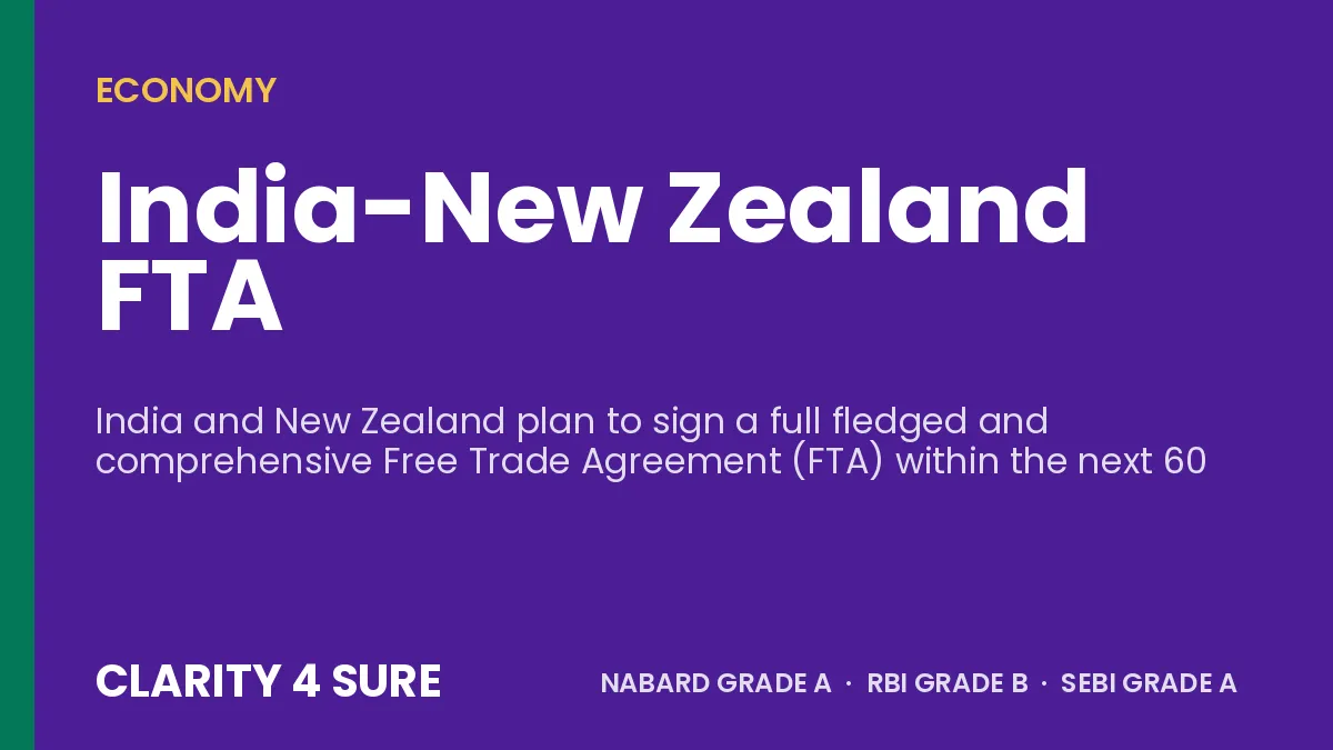 India-New Zealand FTA