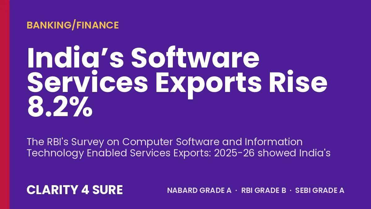 India’s Software Services Exports Rise 8.2%
