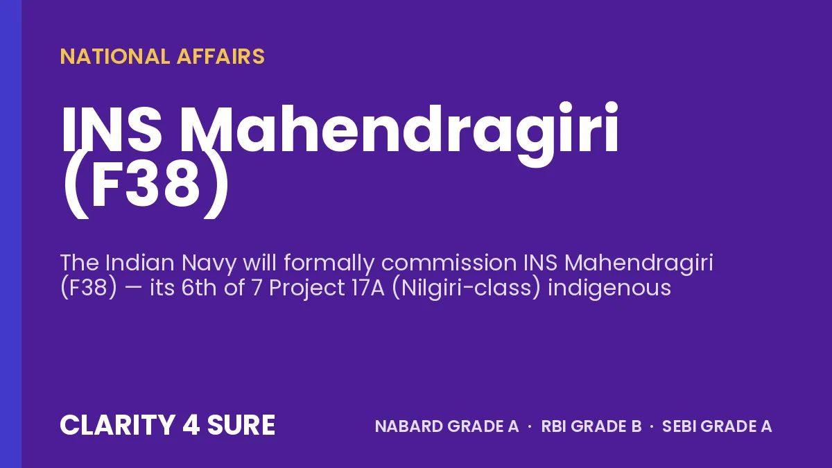 INS Mahendragiri (F38)