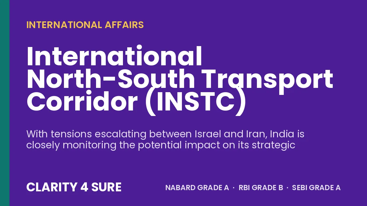 International North-South Transport Corridor (INSTC)