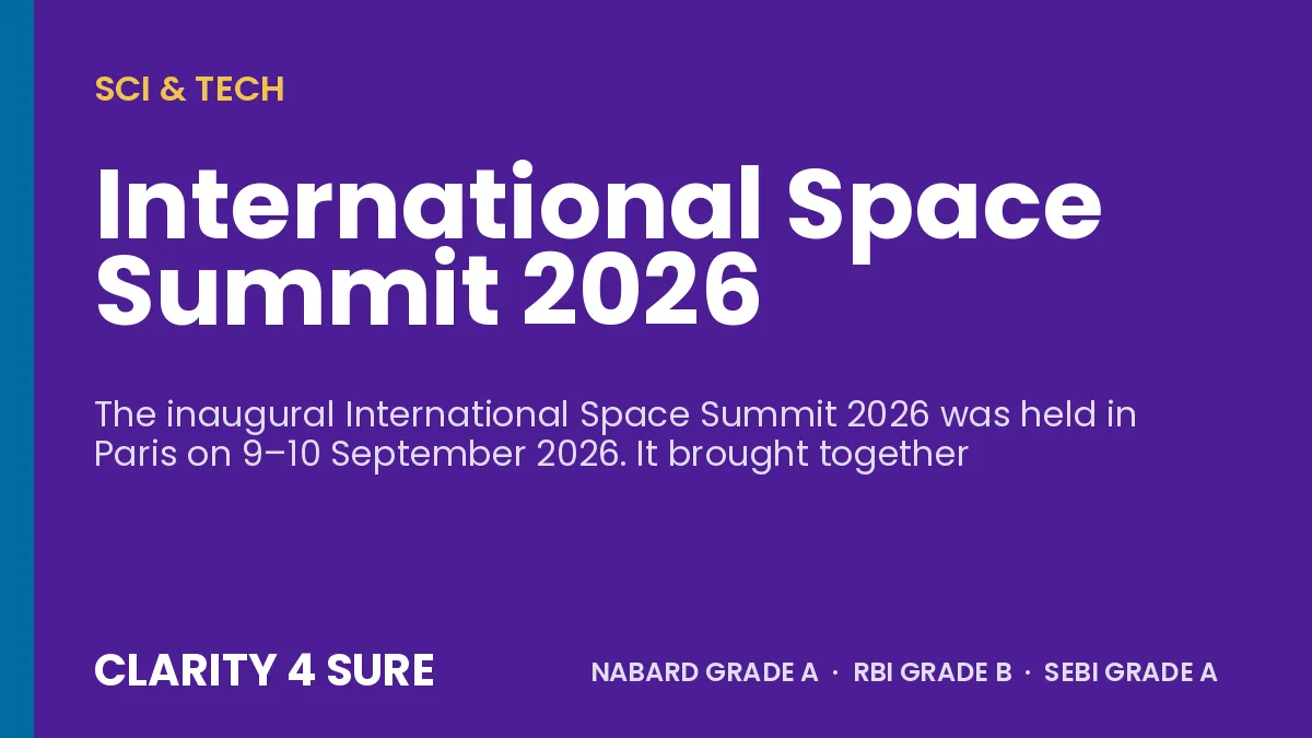 International Space Summit 2026