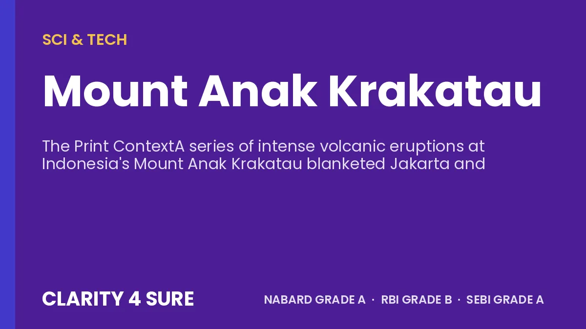Mount Anak Krakatau