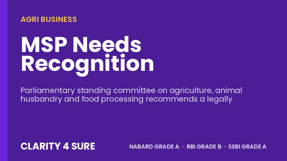MSP Needs Recognition