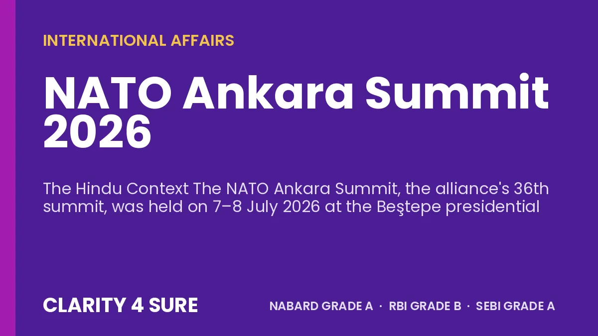 NATO Ankara Summit 2026