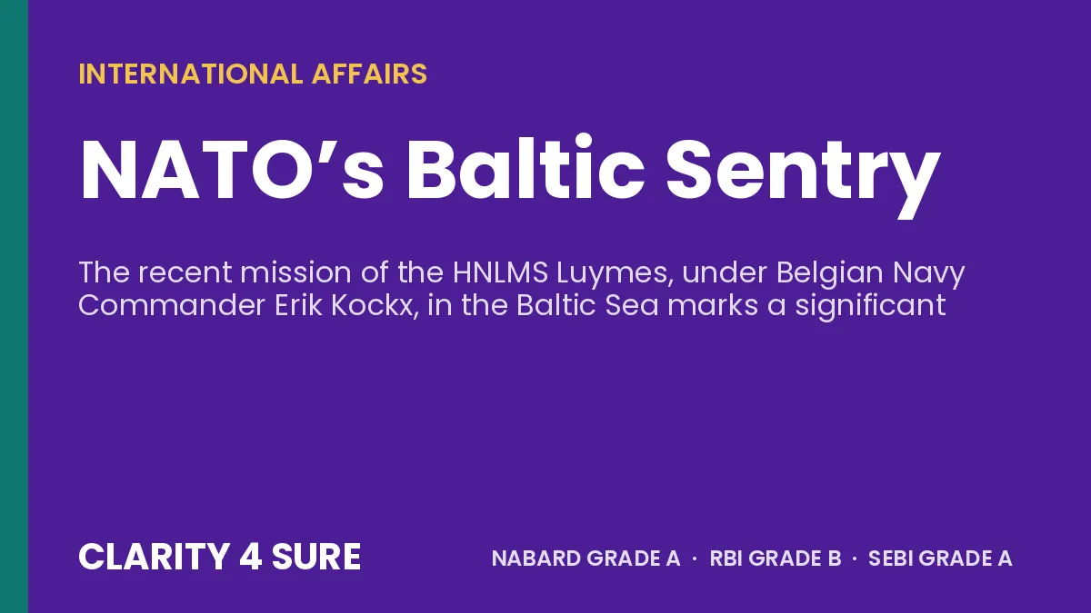 NATO’s Baltic Sentry