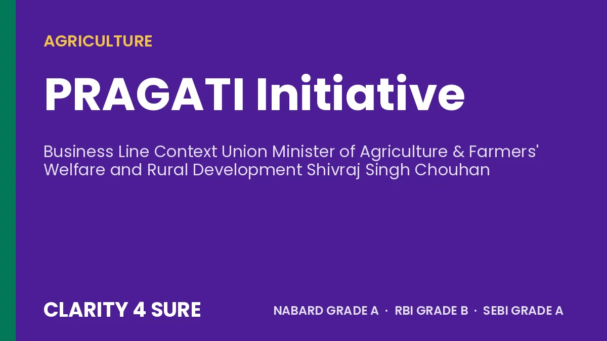 PRAGATI Initiative