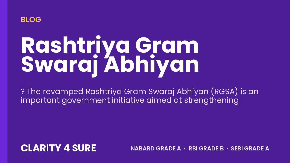 Rashtriya Gram Swaraj Abhiyan