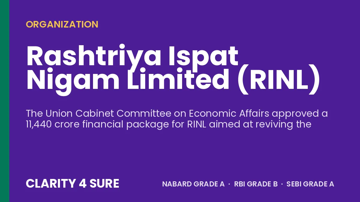 Rashtriya Ispat Nigam Limited (RINL)