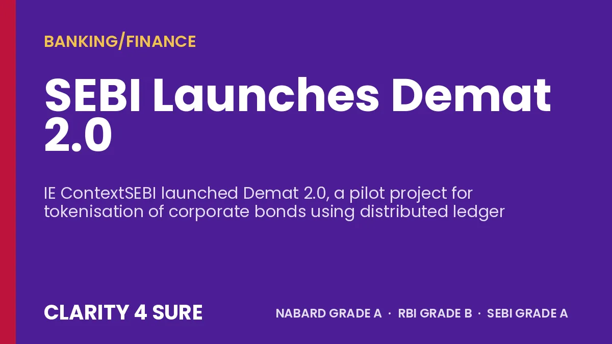 SEBI Launches Demat 2.0