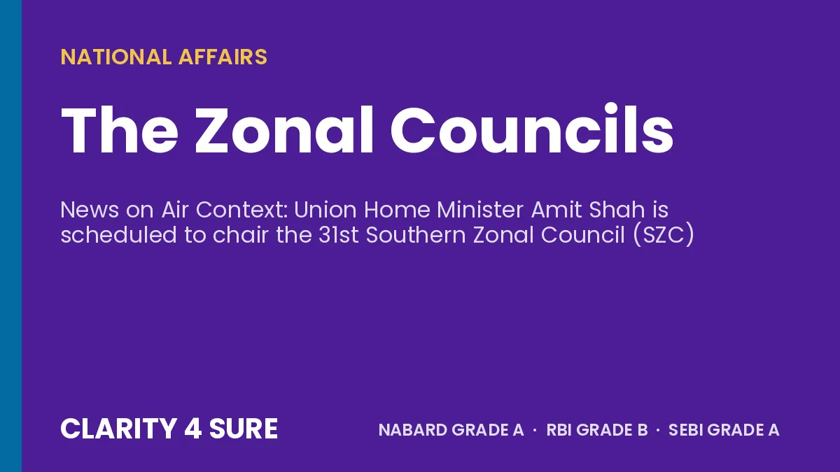 The Zonal Councils
