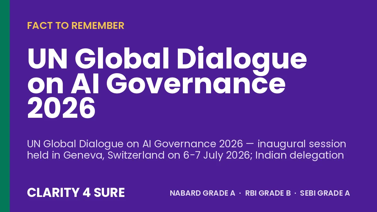 UN Global Dialogue on AI Governance 2026
