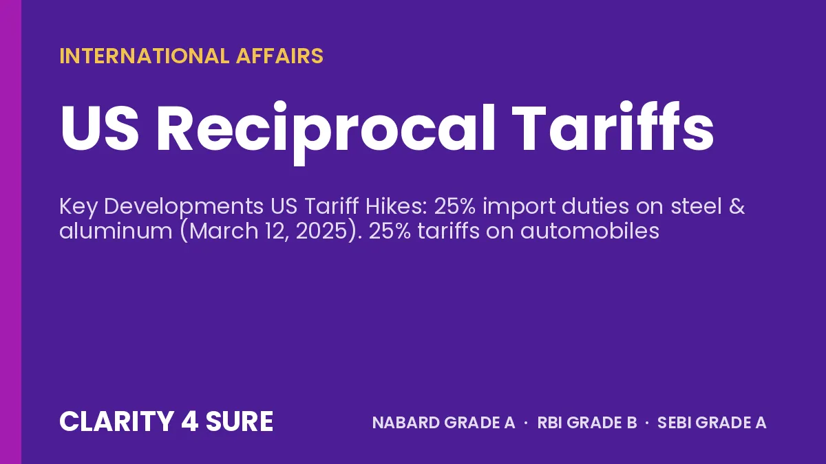 US Reciprocal Tariffs