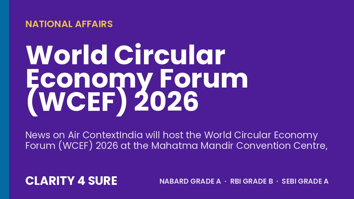 World Circular Economy Forum (WCEF) 2026